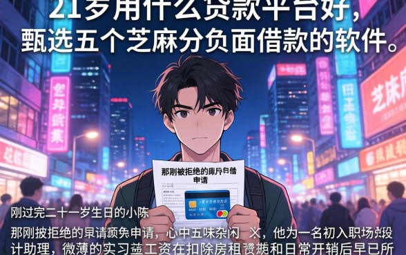 21岁用什么贷款平台好，甄选五个芝麻分负面借款的软件