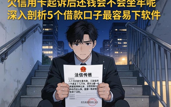 欠信用卡起诉后还钱会不会坐牢呢，深入剖析5个借款口子最容易下软件