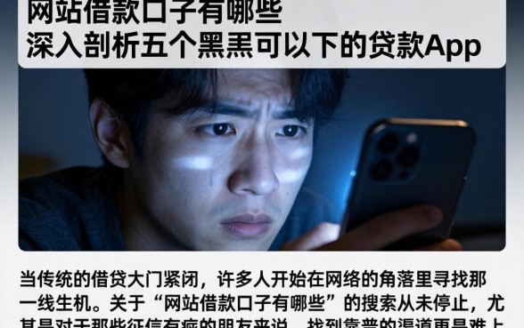 网站借款口子有哪些，深入剖析五个黑户可以下的贷款app
