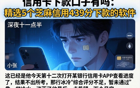 信用卡下款的口子有吗,精选5个芝麻信用439分下款的软件