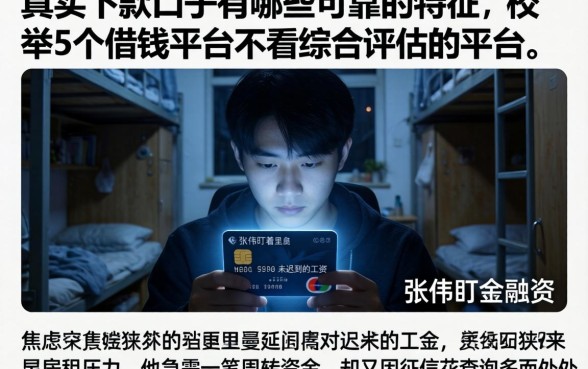 真实下款口子有哪些可靠的特征，枚举5个借钱平台不看综合评估的平台