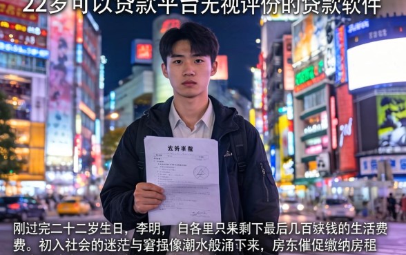 22岁可以贷款的平台，概括五个无视评分的贷款软件