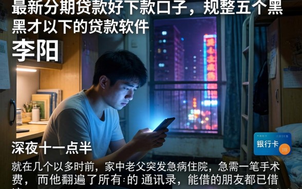 最新分期贷款好下款的口子,规整五个黑户可以下的贷款软件