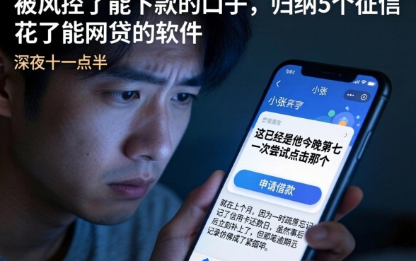被风控了能下款的口子,归纳5个征信花了能网贷的软件