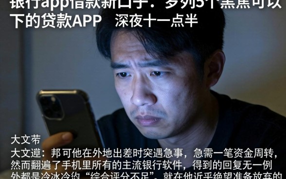 银行app借款新口子,罗列5个黑户可以下的贷款app
