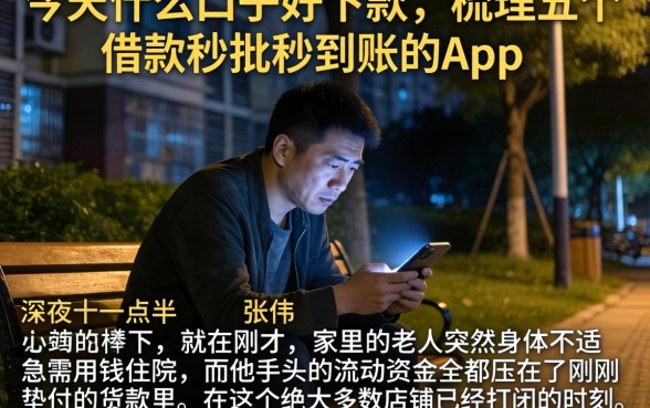 今天什么口子好下款,梳理五个借款秒批秒到账的app