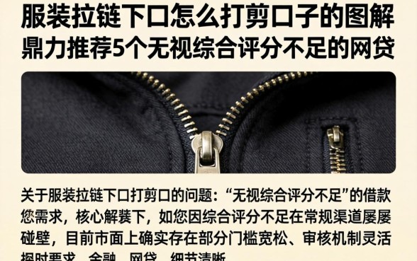 服装拉链下口怎么打剪口子的图解，鼎力推荐5个无视综合评分不足的网贷