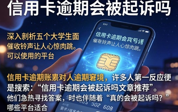 信用卡逾期会被起诉吗文章,深入剖析五个大学生可以使用的平台