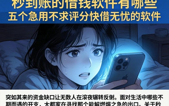 秒到账的借钱软件有哪些，胪列五个急用不求评分快借无忧的软件