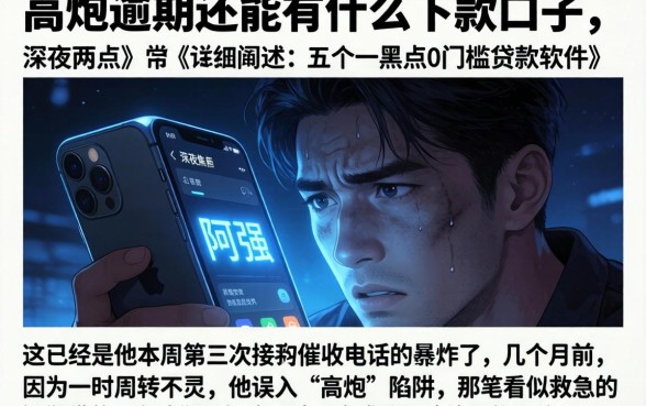 高炮逾期还能有什么下款口子，详细阐述五个黑户0门槛贷款软件
