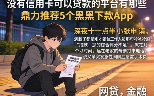 没有信用卡可以贷款的平台有哪些,鼎力推荐5个黑户下款app