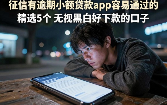 征信有逾期小额贷款app容易通过的，精选5个无视黑白好下款的口子