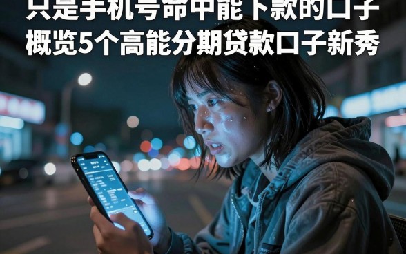 只是手机号命中能下款的口子,概览5个高能分期贷款口子新秀