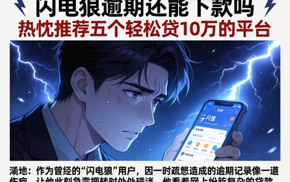 闪电狼逾期还能下款吗，热忱推荐五个轻松贷10万的平台