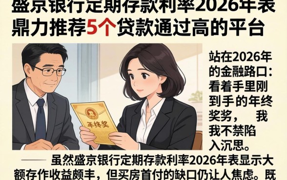 盛京银行定期存款利率2026年表，鼎力推荐5个贷款通过高的平台