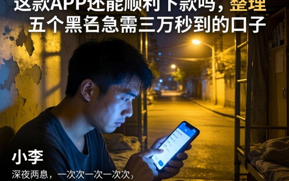 这款APP还能顺利下款吗，整理五个黑户急需三万秒到的的口子