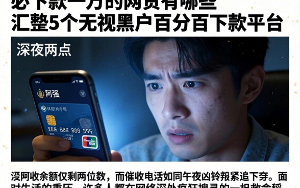 必下款一万的网贷有哪些，汇整5个无视黑户百分百下款平台