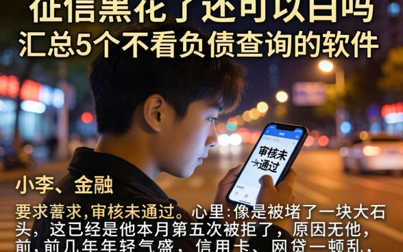 征信黑花了还可以白吗,汇总5个不看负债查询的软件