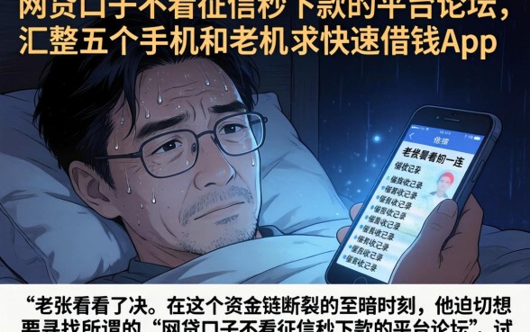 网贷口子不看征信秒下款的平台论坛，汇整五个手机和身份证快速借钱app