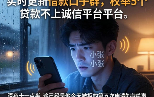 实时更新借款口子群，枚举5个贷款不上诚信平台的平台