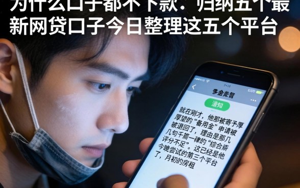 为什么口子都不下款，归纳五个最新网贷口子今日整理这五个平台