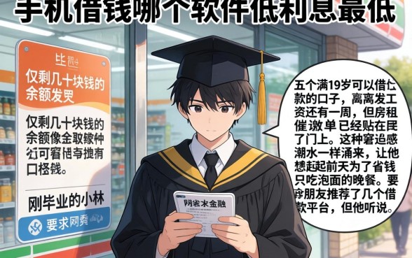 手机借钱哪个软件低利息最低，详细阐述五个满19岁可以借款的口子
