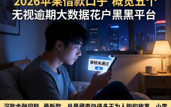 2026苹果借款口子，概览五个无视逾期大数据花户黑户平台