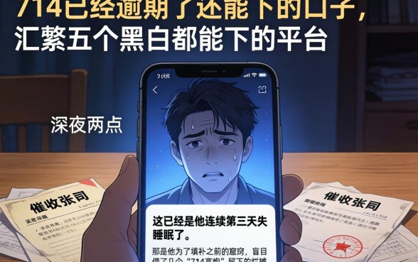 714已经逾期了还能下的口子，汇整五个黑户都能下的平台