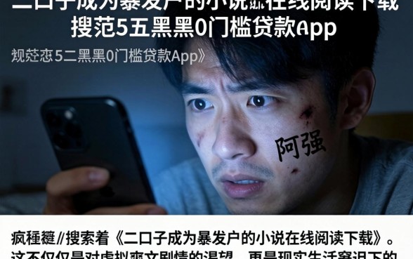 二口子成为暴发户的小说在线阅读下载，规整5个黑户0门槛贷款app