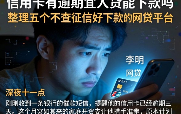 信用卡有逾期宜人贷能下款吗，整理五个不查征信好下款的网贷平台