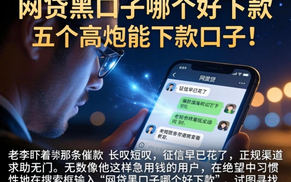 网贷黑口子哪个好下款,详细阐述五个高炮能下款的口子