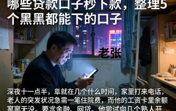 哪些贷款口子秒下款,整理5个黑户都能下的口子
