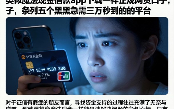类似魔法现金借款app下载一样正规的网贷口子,条列五个黑户急需三万秒到的的平台