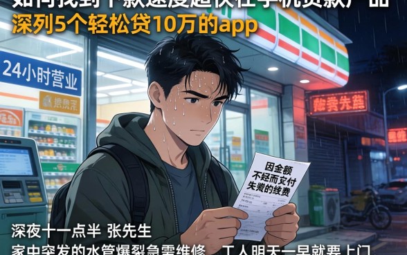 如何找到下款速度超快的手机贷款产品，胪列5个轻松贷10万的app