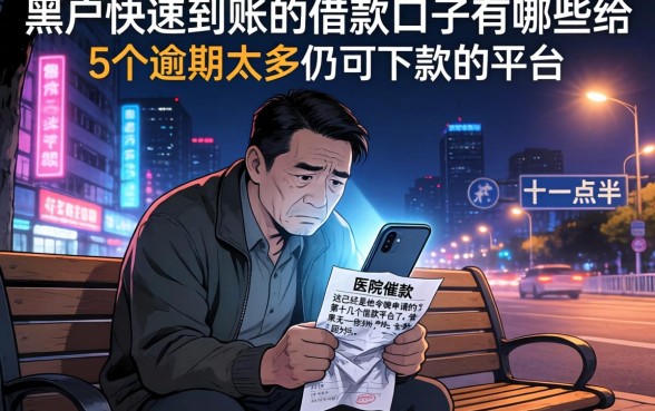 黑户快速到账的借款口子有哪些，归纳5个逾期太多仍可下款的平台
