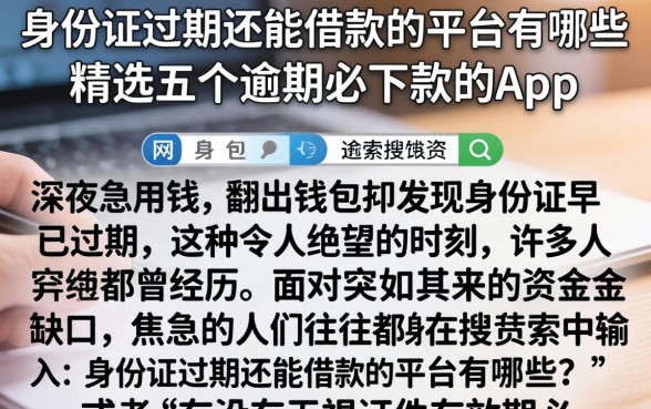 身份证过期还能借款的平台有哪些，精选五个逾期必下款的app