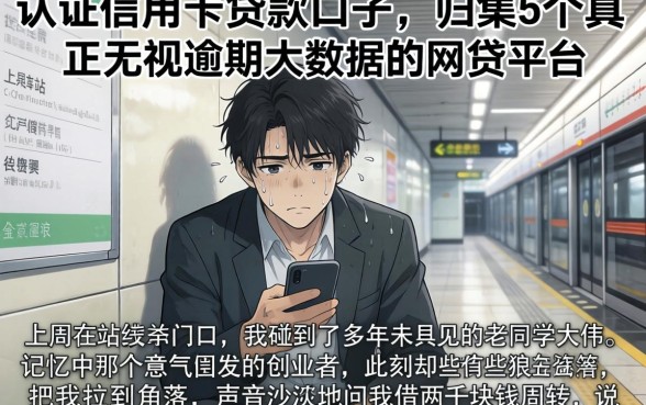 认证信用卡的贷款口子,归集5个真正无视逾期大数据的网贷平台