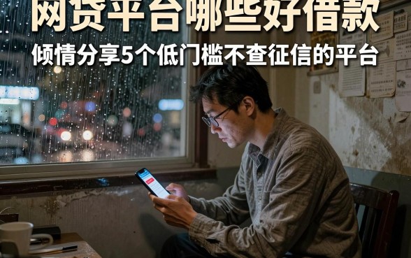 网贷平台哪些好借款,倾情分享5个低门槛不查征信的平台