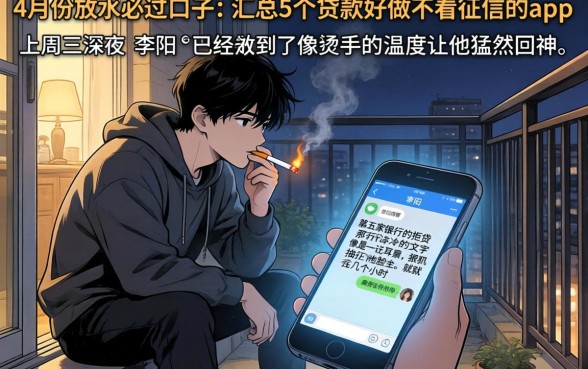 4月份放水必过口子,汇总5个贷款好做不看征信的app