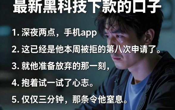 最新黑科技下款的口子，条列五个黑户都能下的app