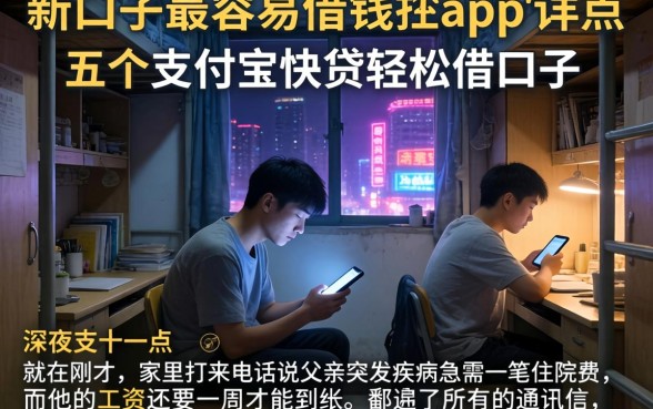 新口子最容易借钱的app，详尽说明五个支付宝快贷轻松借口子
