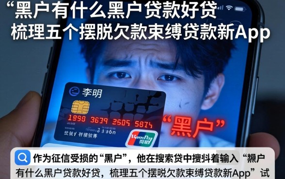 黑户有什么黑户贷款好贷，梳理五个摆脱欠款束缚贷款新app