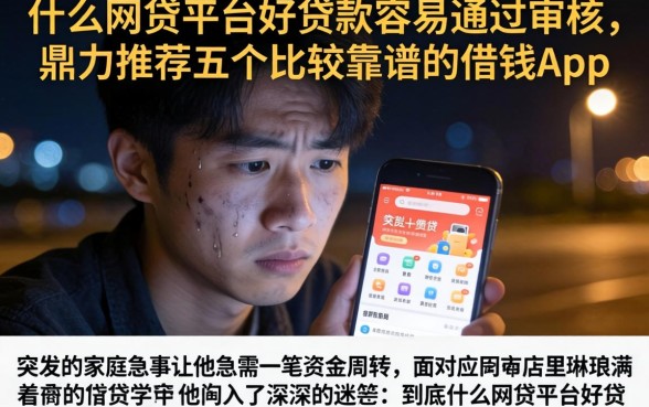什么网贷平台好贷款容易通过审核，鼎力推荐五个比较靠谱的借钱app