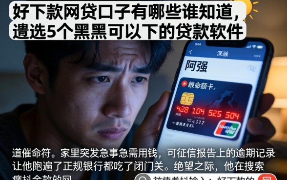 好下款的网贷口子有哪些谁知道，遴选5个黑户可以下的贷款软件