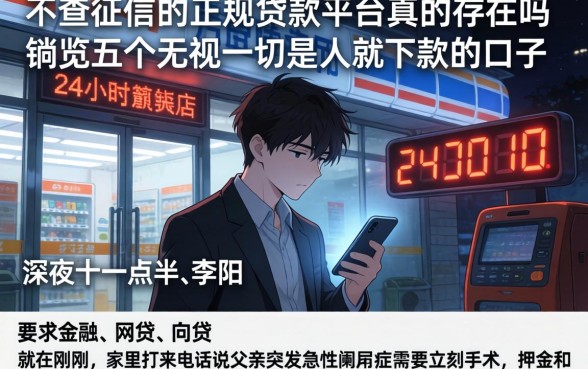 不查征信的正规贷款平台真的存在吗，概览五个无视一切是人就下款的口子