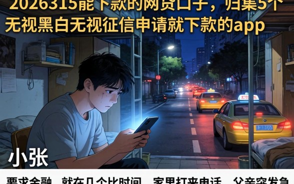 2026315能下款的网贷口子,归集5个无视黑白无视征信申请就下款的app