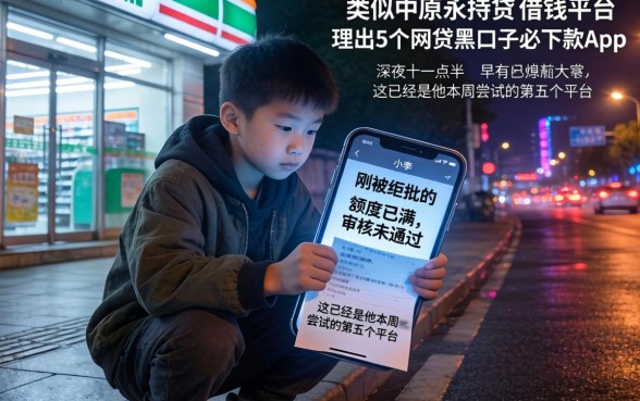 类似中原永续贷的借钱平台,理出5个网贷黑口子必下款app