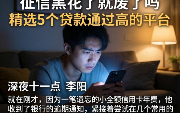 征信黑花了就废了吗，精选5个贷款通过高的平台