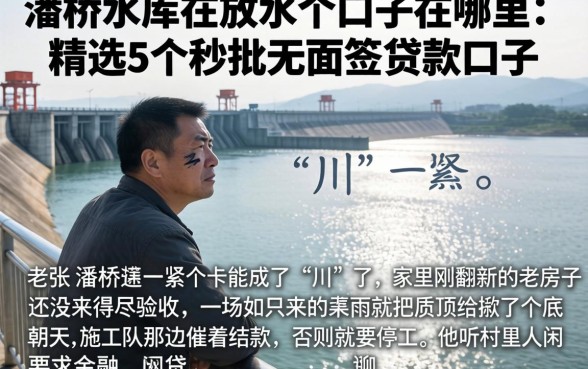 潘桥水库在放水个口子在哪里,精选5个秒批无面签贷款口子