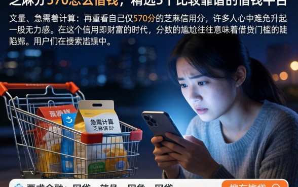 芝麻分570怎么借钱,精选5个比较靠谱的借钱平台